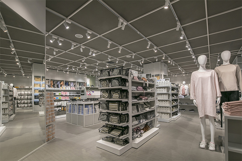 漯河諾米北歐風格飾品店展廳效果圖灰白貨架