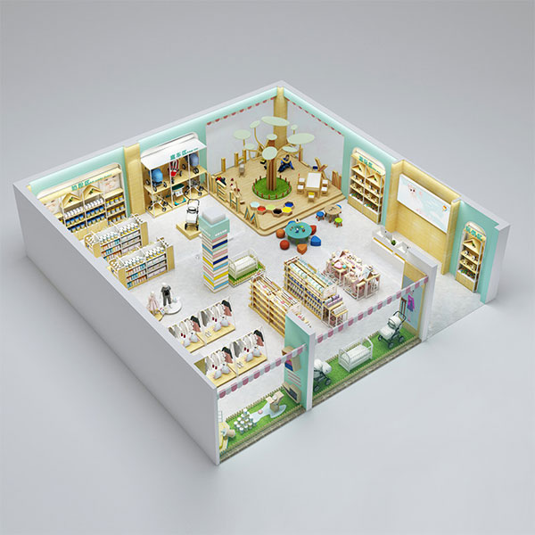 母嬰店貨架定制,定制母嬰店陳列柜,奶粉貨架