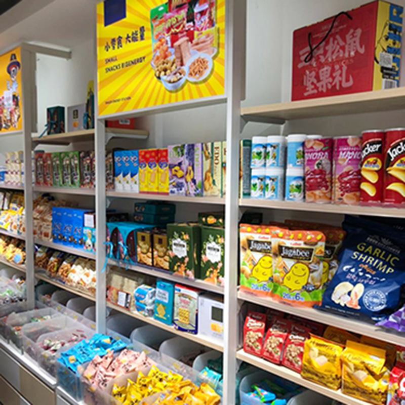 福州廣州大唐展示零食店系列貨架效果展示