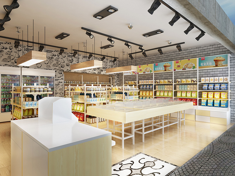 重慶零食展架廠家,零食貨柜廠家,零食展示柜定制