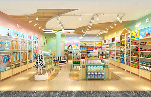 【母嬰貨架】孕嬰店門店選址的技巧_大唐展示貨架廠
