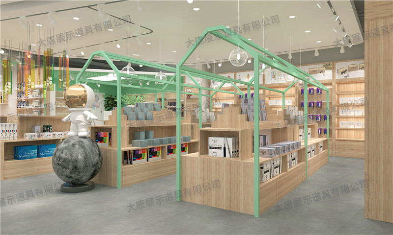 文體店貨架,文具店貨架,鋼木貨架