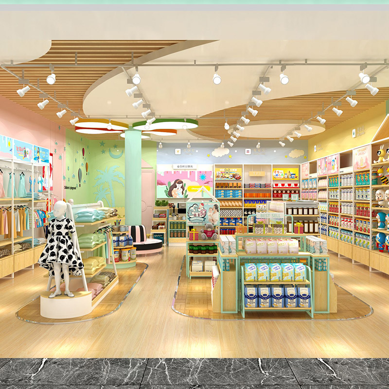 母嬰用品貨架展示架