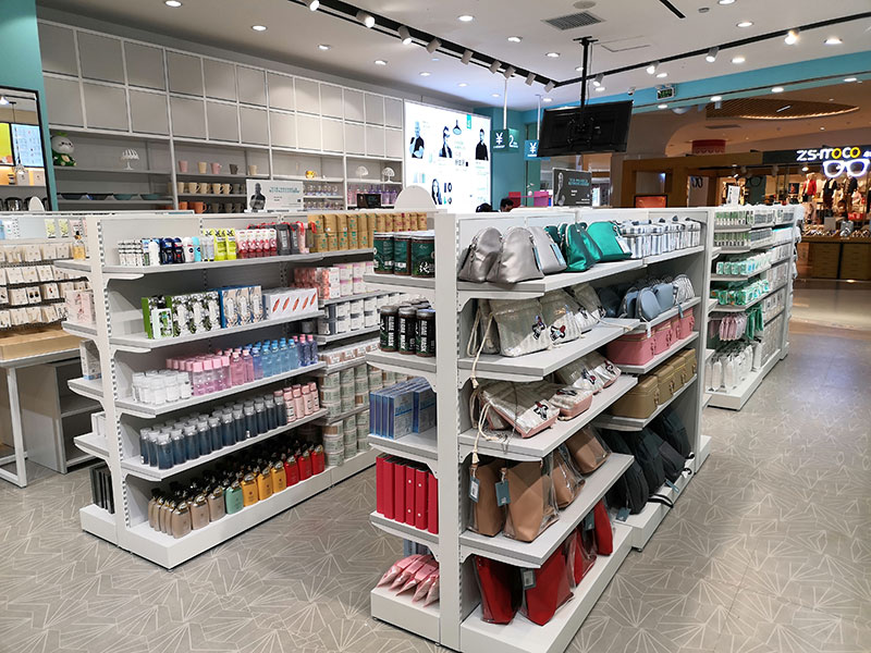 百貨貨架,貨架擺放,NOME貨架,貨架定制廠家